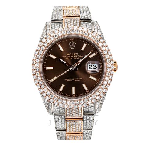 rolex usati oyster datejust brown dial|rolex datejust watch.